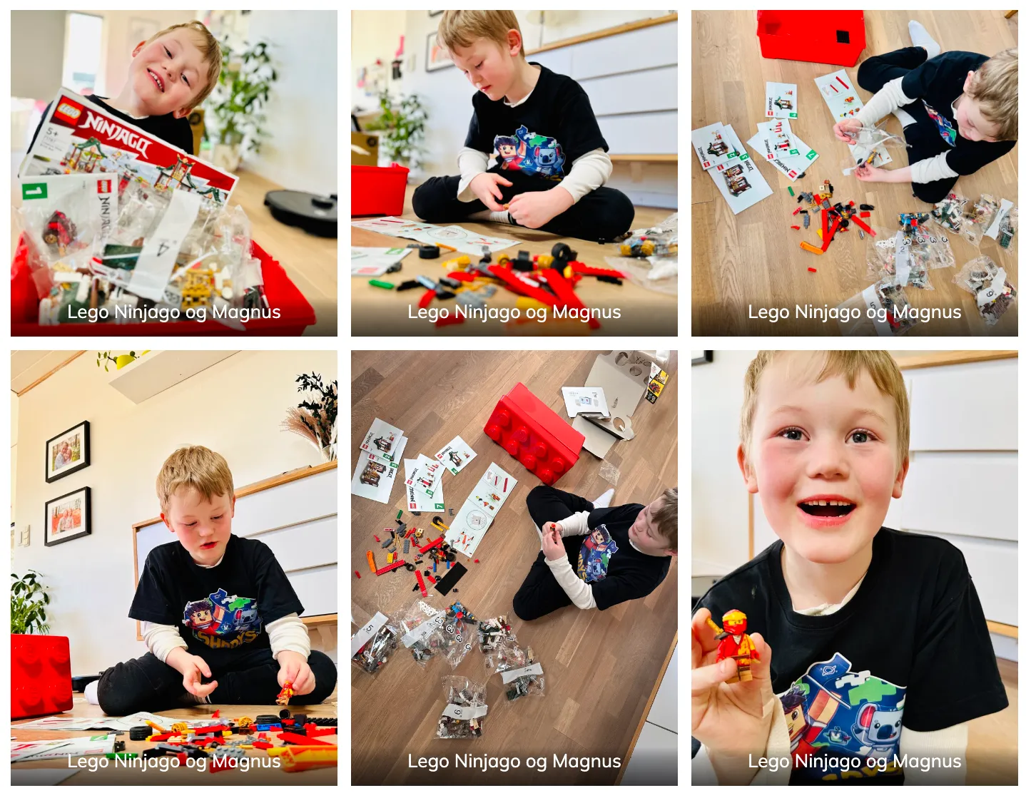 Magnus der er optaget af legen i LEGO Ninjago Universet