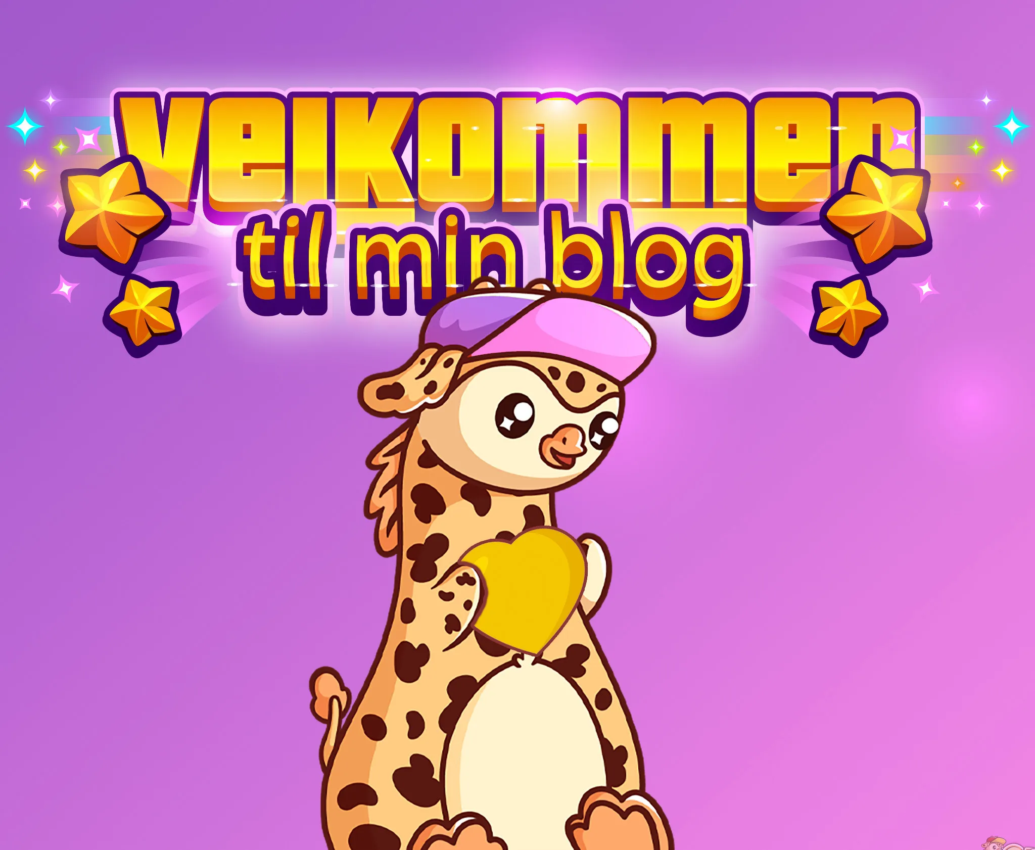 Velkomstbillede til min blog